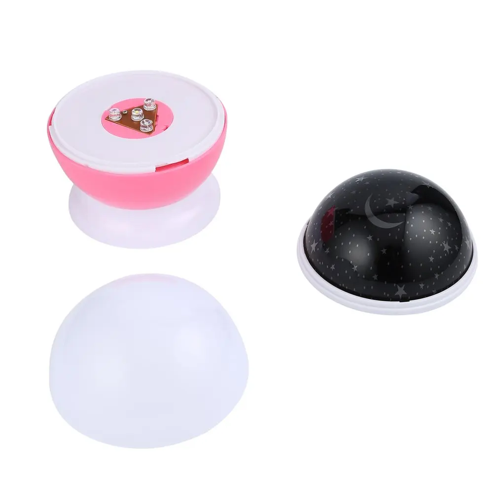 Фантастический вращающийся романтический светильник со звездой Лампа для