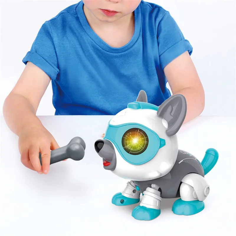 Electric Voice Control Touch Sensitive Robot Dog Electronic Walking Will Call Children Intelligent Simulation Toy | Игрушки и хобби