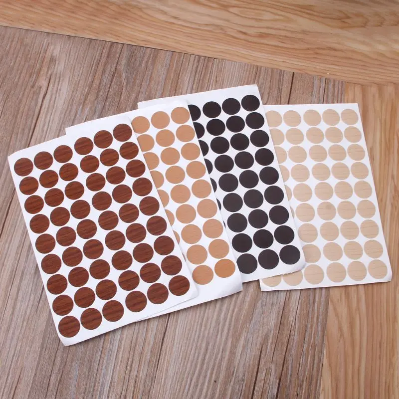 60 шт. 20 мм деревянная мебель самоклеящиеся винт для шкафа Кепки покрывает