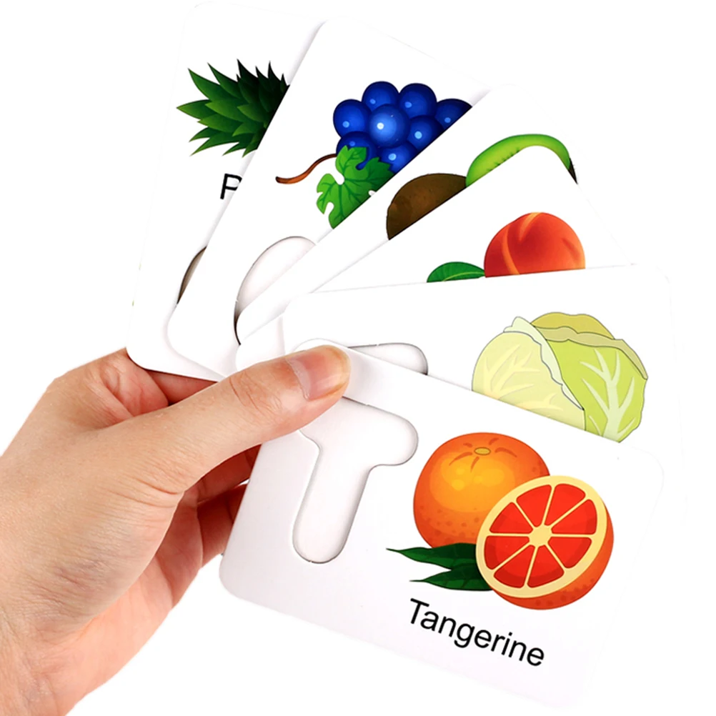 Детская деревянная развивающая карточка с английским алфавитом|Язык| |