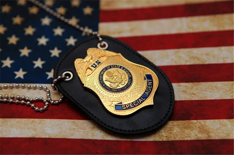 Специальный агент полиции Форсаж 5 знаки офицера карточка с цепочкой 1:1 подарок
