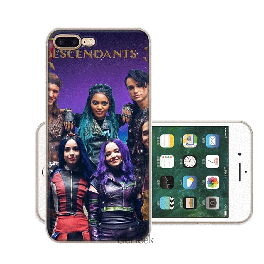 3 Чехол для мобильного телефона из ТПУ для iPhone 11 Pro XR X XS Max iPhone 7 8 6 6S Plus 5 5S SE чехол потомки 3 - Цвет: 3