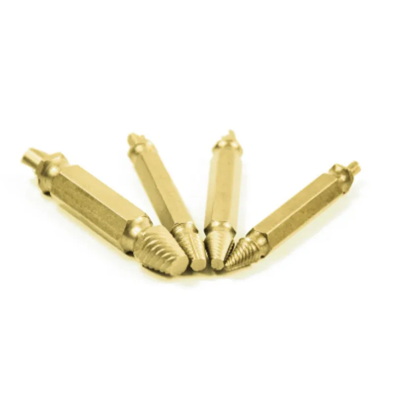 4 шт. экстрактор винтов с титановым покрытием 3 12 мм|Дверные зажимы из нержавеющей