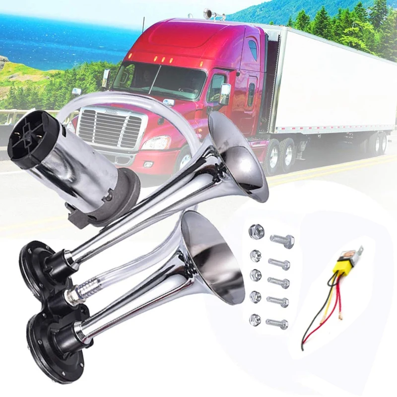 150 дБ автомобильный воздушный рожок комплект супер громкий двойной тон