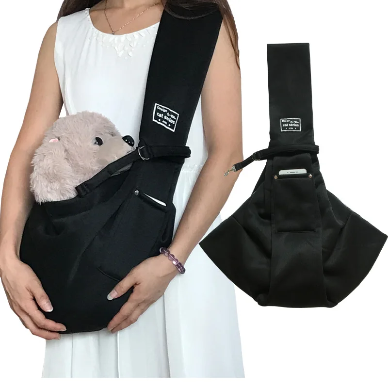 

Pet Backpack Solid Color One-shoulder Diagonal Pet Bag Pet Out Pet Dog Sling Bag Cat Bag Dog Bag Dog Accessories