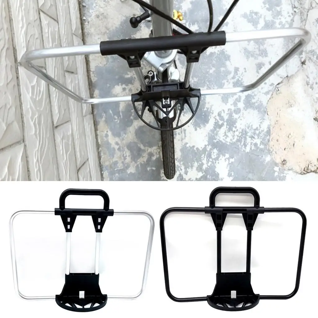 

Bike Front Bag Backpack Bracket Folding Bicycle Carrier Cargo Holder Rack Frame Bike Backpack Pannier Mount Rack Bicycle Parts