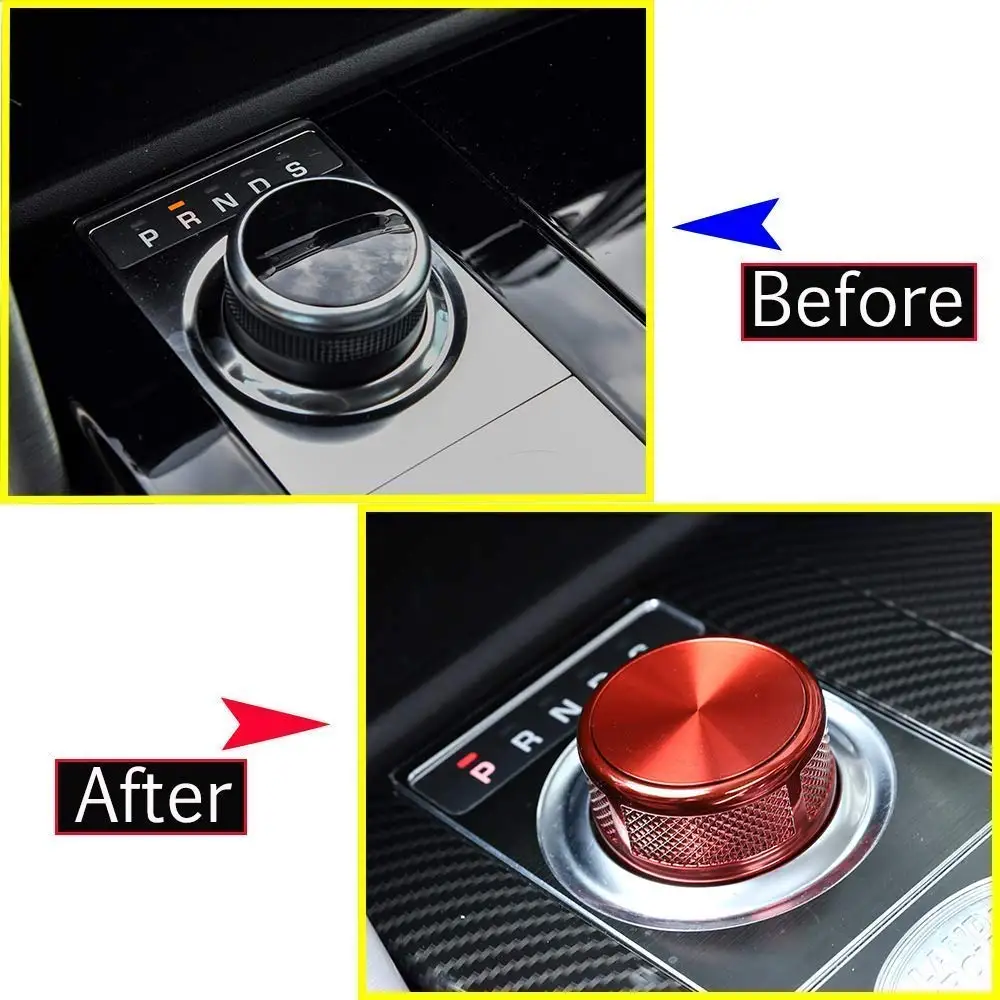 Сменная красная Головка рычага переключения передач из цинкового сплава для Range