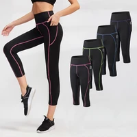 jogging pants women yoga capris running leggings cycling pant tights sportswear gym clothing sweatpants leggins cropped trousers
