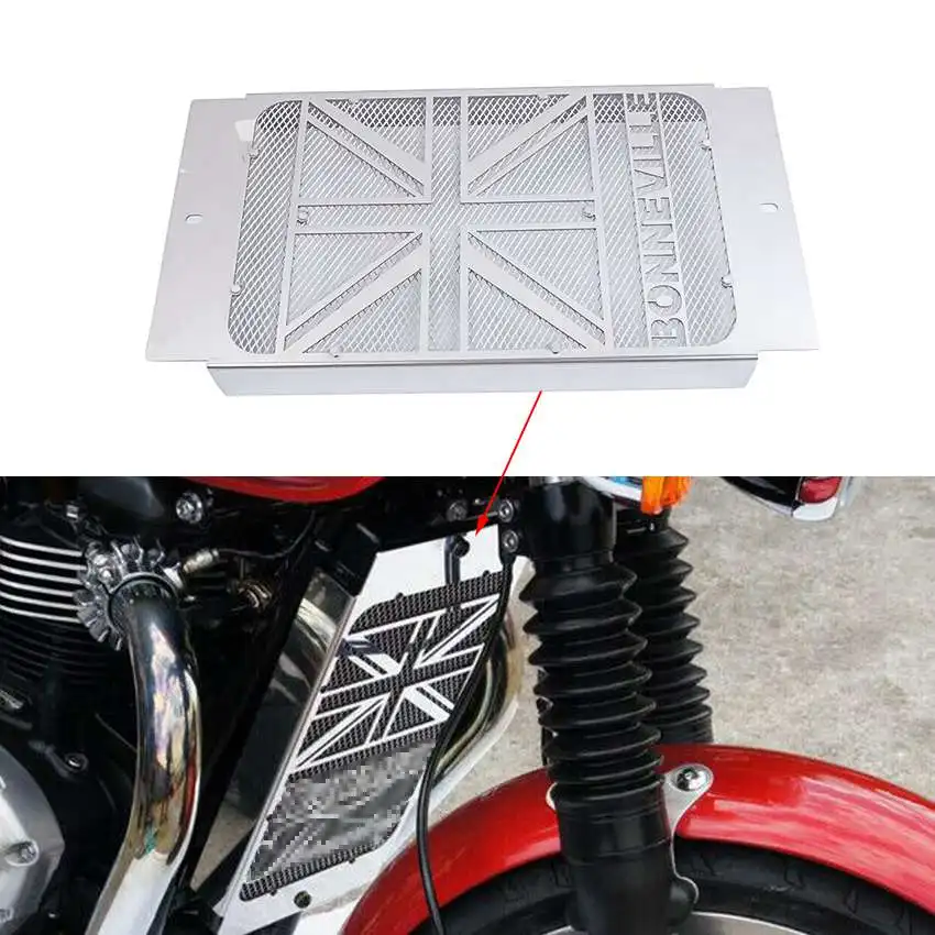 Решетка радиатора Защитная крышка протектор для Triumph Bonneville T100 Street Cup/Twin 2017-2019 T120/T120