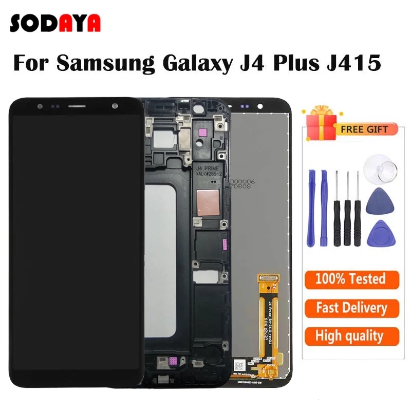 Для Samsung J415 LCD J4 Plus SM J415F J415G J415FN ЖК экран Замена для Galaxy 2018 экран|Экраны мобильных