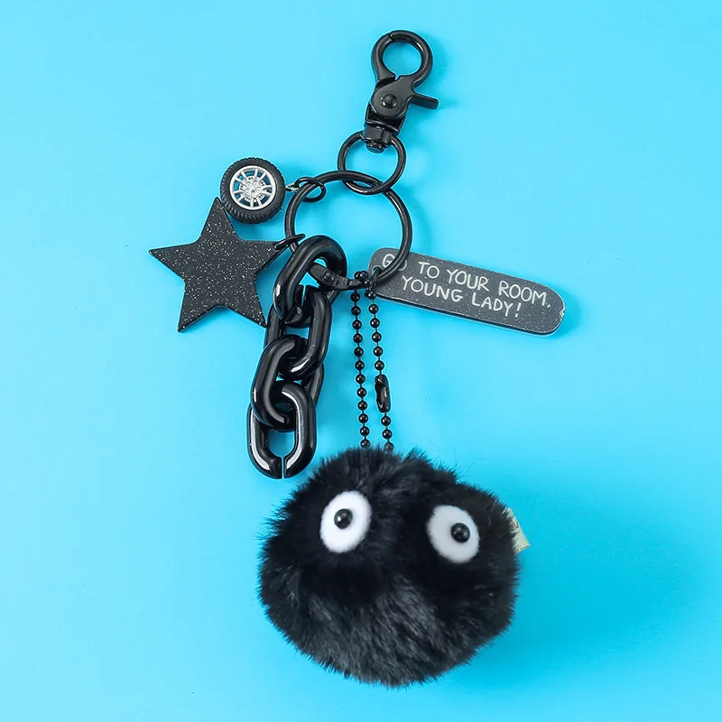 Брелки Miyazaki Hayao с изображением призрака брелки угольной золы эльфа автомобильные