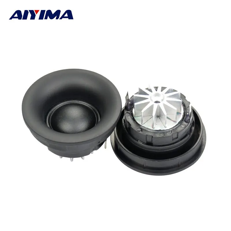 AIYIMA 2 дюйма 57 мм 4Ohm 15W купольная Шелковый пленочный твитер Динамик блоки маленький