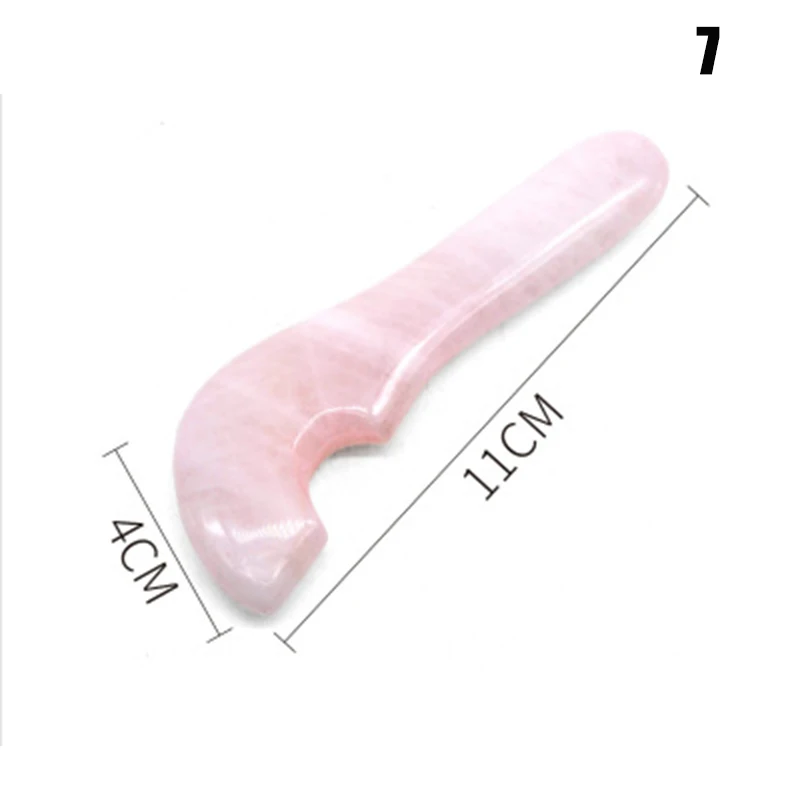 Новый натуральный кварцевый инструмент для соскабливания лица против морщин спа