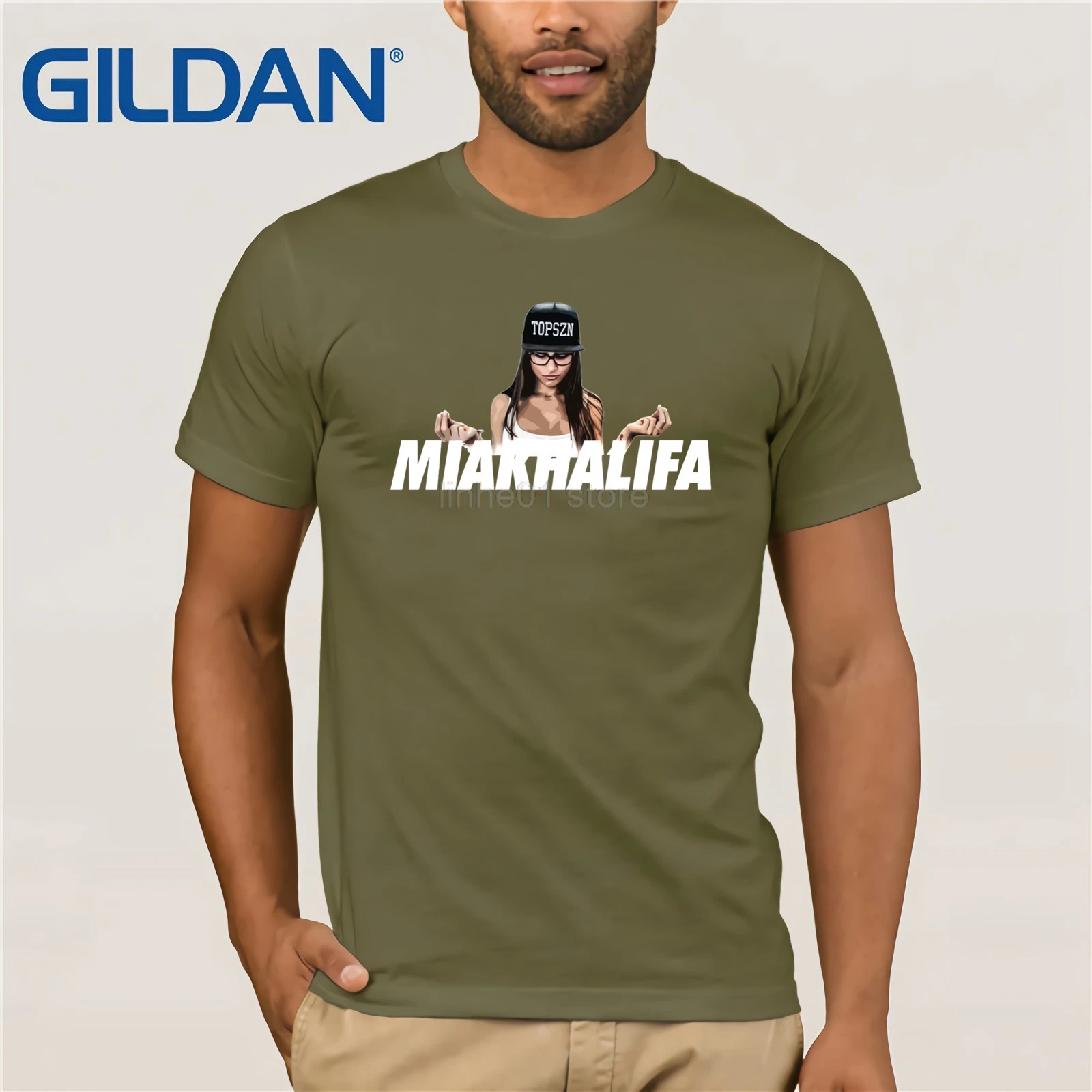Миа халифамия Халифа футболки с круглым вырезом для мужчин отличный дизайн