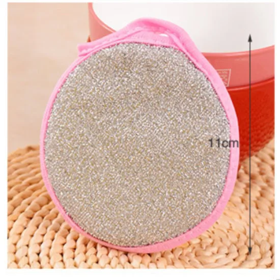 3 шт. двухсторонняя миска для мытья посуды полотенец кастрюля губки щетки круглые