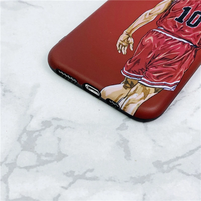 

SLAM DUNK Cosplay Phone Case Cell Phone Protective Case Matte Apply To Iphone Anime Adult COS Props Christmas Halloween Gift