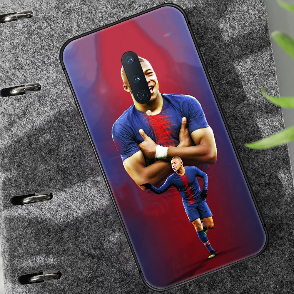 

Mbappe football star 7 Phone Case Cover Hull For 1+ Oneplus 5T 6 6T 7 7T 8 8T Pro black Hoesjes Pretty Cell Trend Cover Luxury