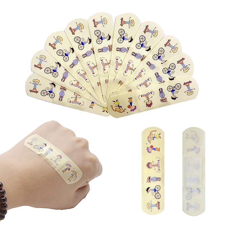 Водонепроницаемая повязка с мультяшным рисунком 100 шт.| |