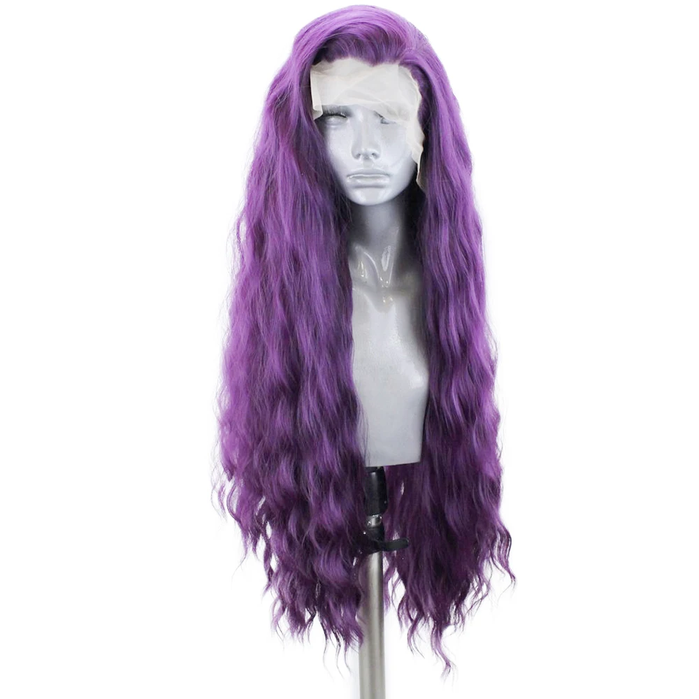 Парик QUINLUX с длинными волнистыми волосами парик без клея термостойкие волосы