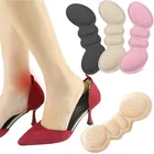 Стельки для обуви женские на высоком каблуке, эластичные вставки под пятку, с регулируемым размером, протектор, стикер для снятия боли, уход за ногами