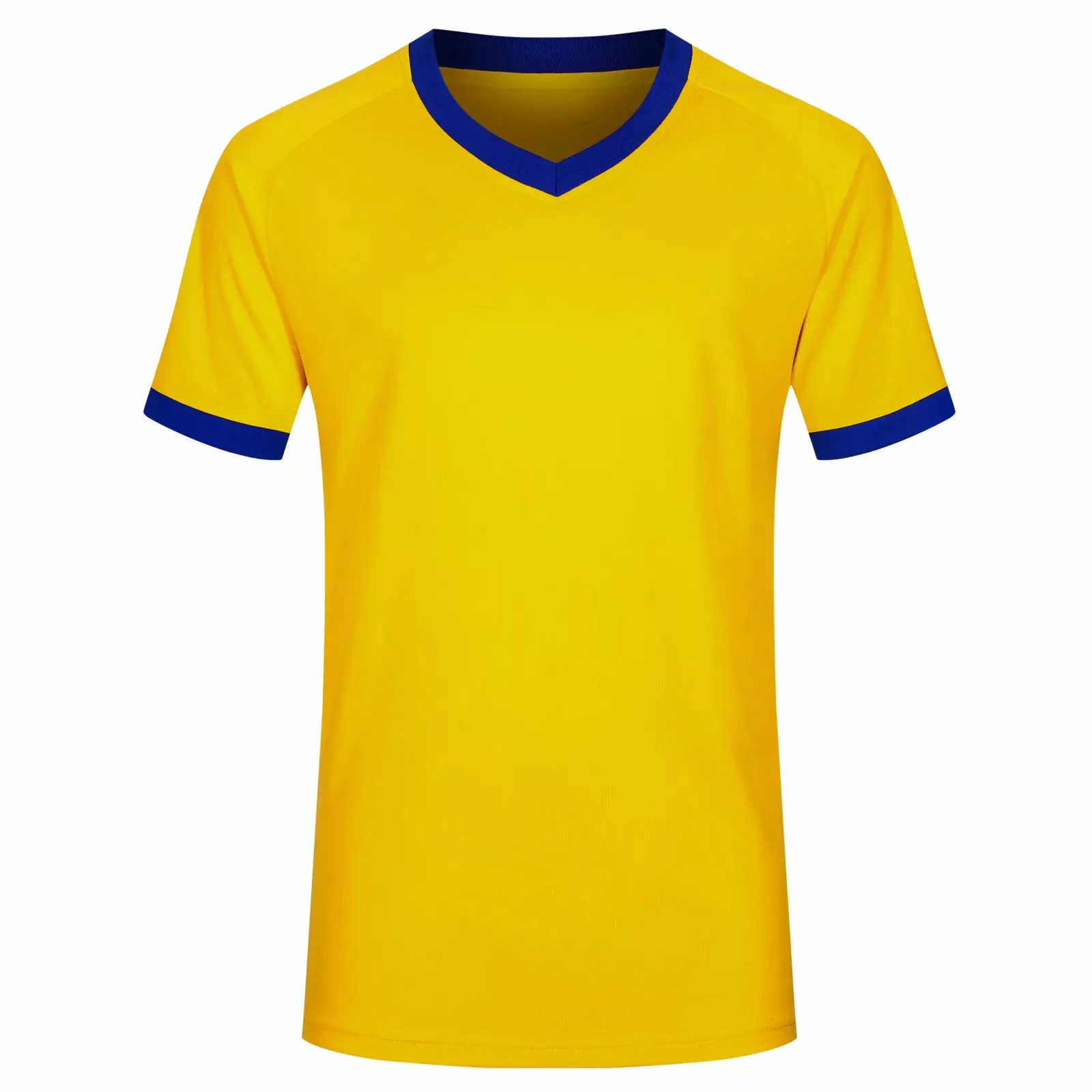 

2021 2022 new comfortable and breathable yellow football jersey