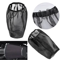 motorcycle air filter heavy breather rain sock black protective cover for harley air cleaner kits xl 1200 touring softail dyna