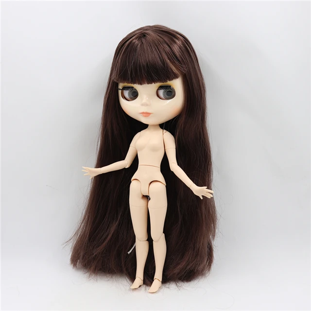 ICY factory шарнирная кукла blyth toy joint body белая кожа блестящее лицо кукла 1/6 30 см подарок для девочки на продажу специальное предложение - Цвет: only doll