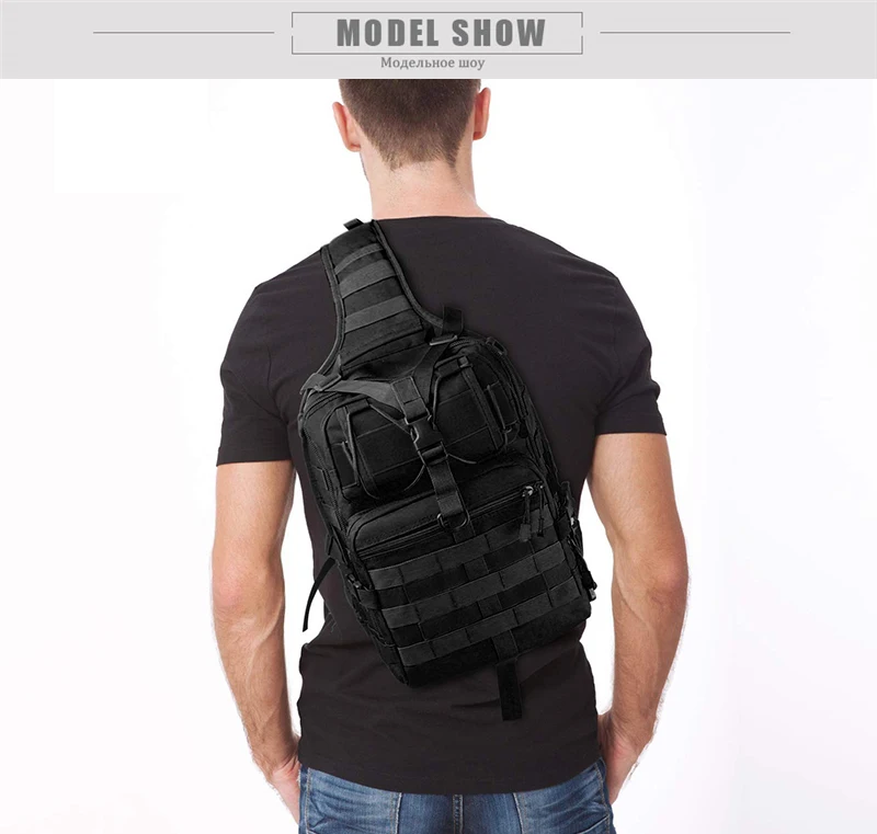 20L Водонепроницаемый Военный слинг рюкзак армейская тактическая сумка Кемпинг Туризм охотничьи рюкзаки Молл пакет уличные нагрудные сумки