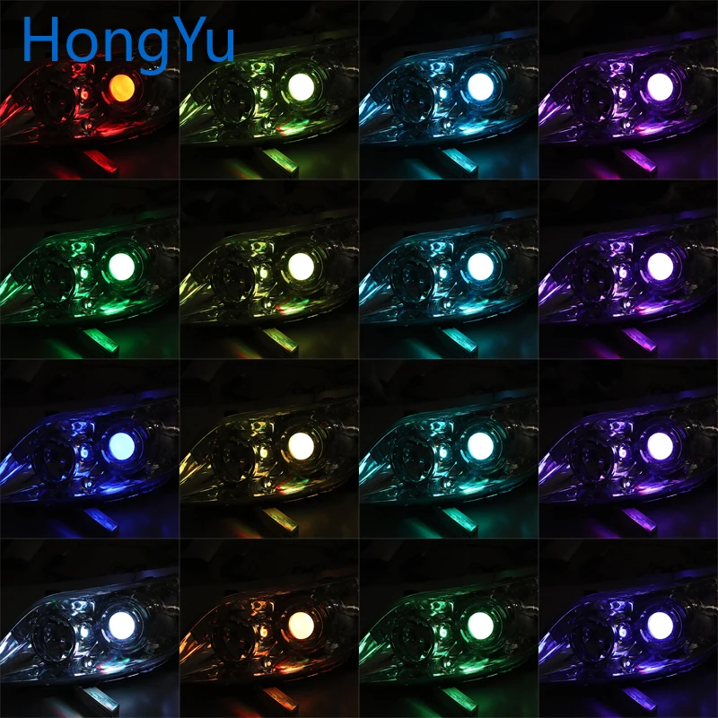 Беспроводное управление RGB светодиодный демон глаза светильник комплект для