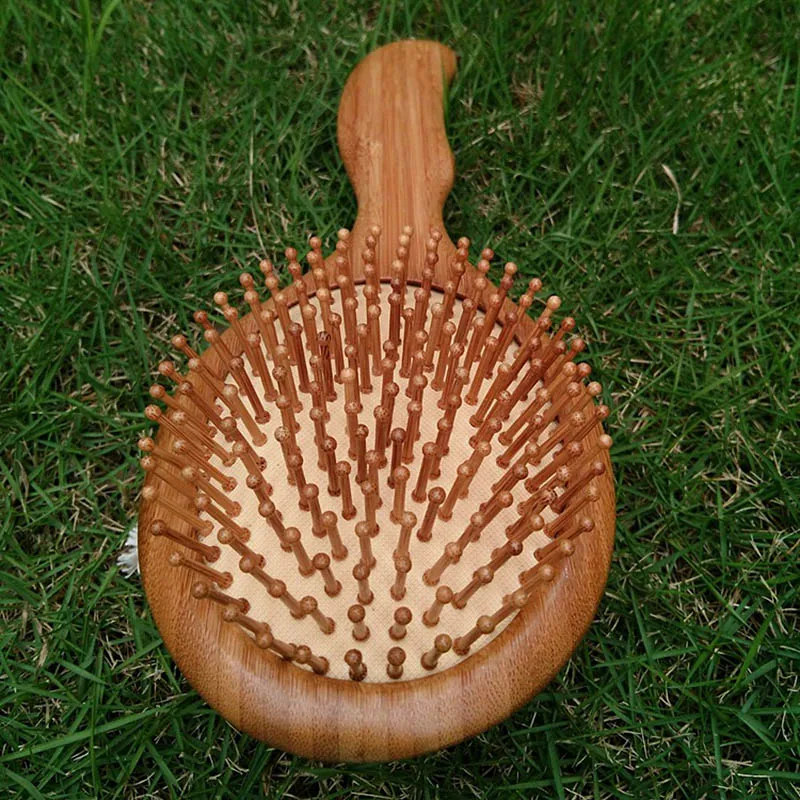 

Wooden Bamboo Hair Vent Brush Brushes Care And Beauty Spa Massager Massage Comb MP789