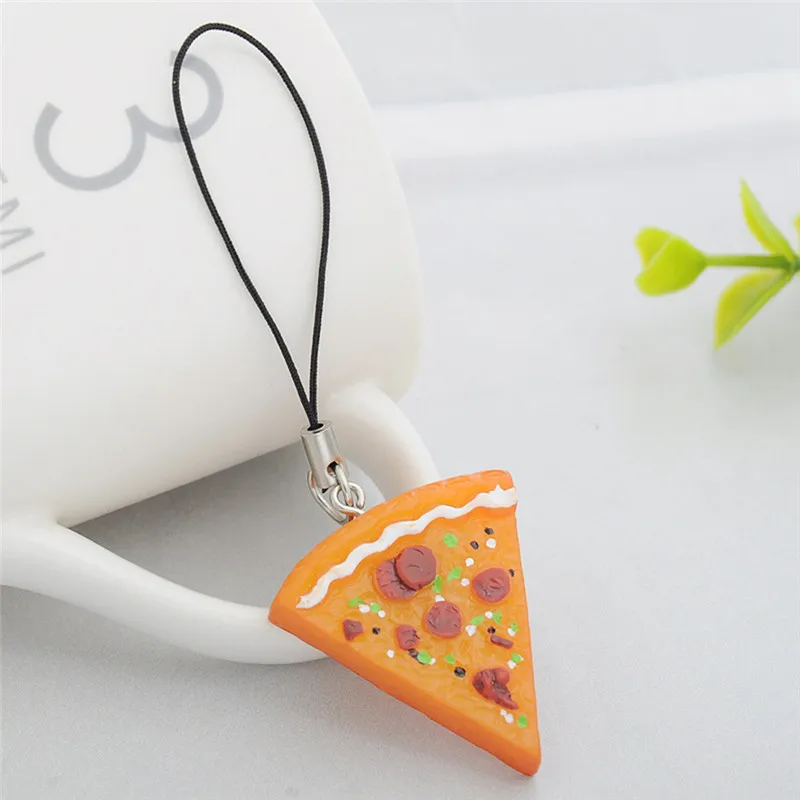 Милый брелок в виде пиццы 2020 для мотоциклов скутеров и автомобилей Брелоки