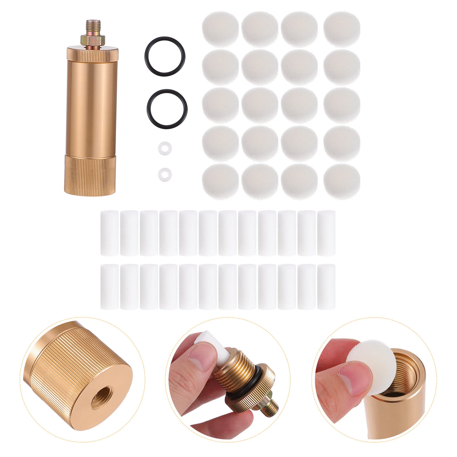 

Separator Oil Water Filter Aircompressor External Diving Seperator Triple Filtration