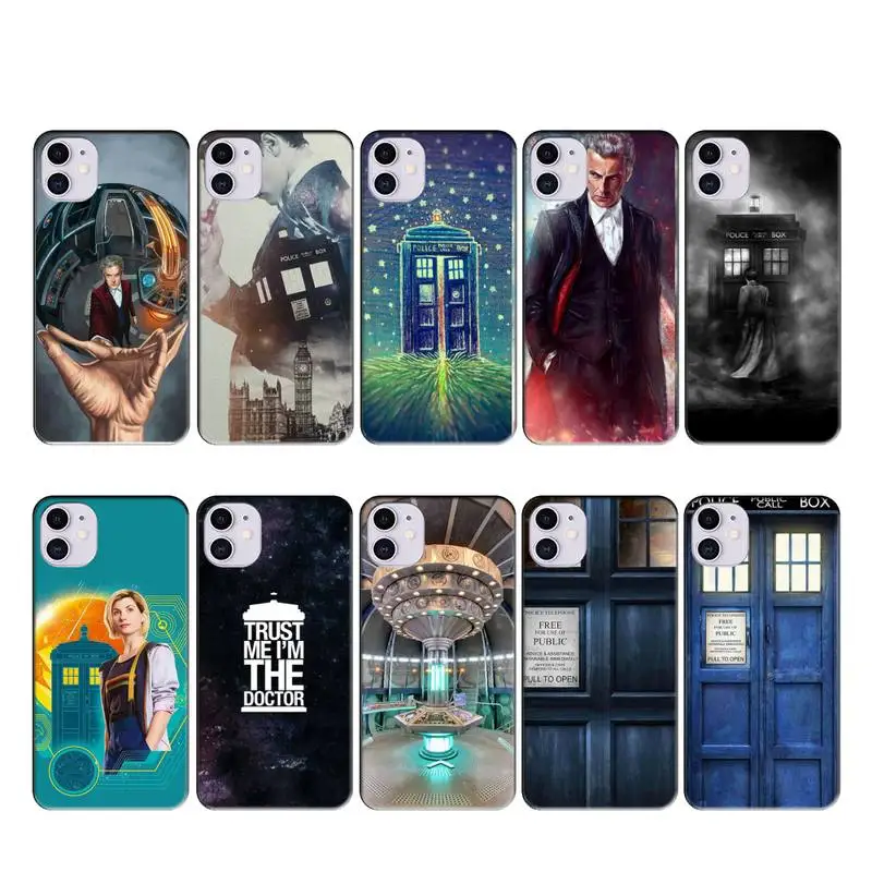 

Reayou Tardis Box Doctor Who case coque fundas for iphone 11 PRO MAX X XS XR 4S 5S 6S 7 8 PLUS SE 2020 cases cover