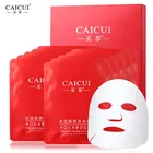 10 шт.лот CAICUI увлажняющая питательная отбеливающая маска для лица с красным гранатом, глубоко увлажняющая нежная уход за кожей