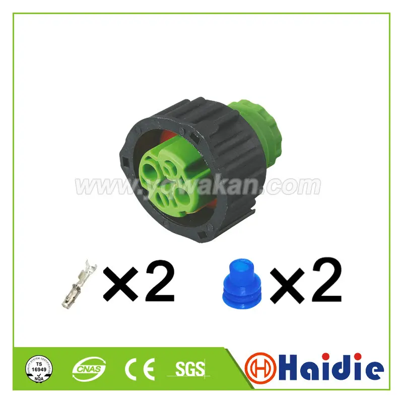 Бесплатная доставка 2 комплекта tyco 2pin Авто Водонепроницаемый круглый