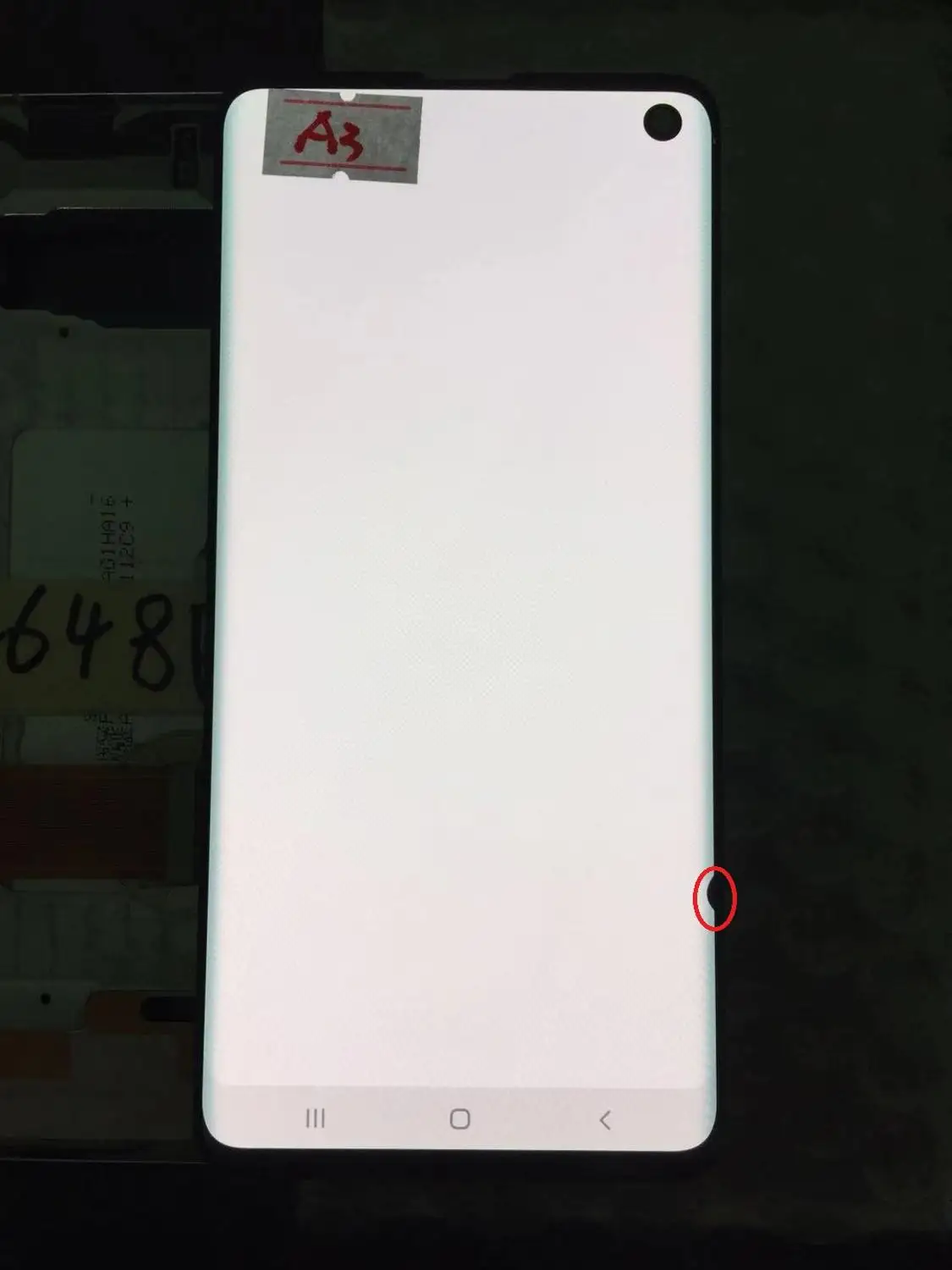 NO.A3 AMOLED экран с черными точками для samsung Galaxy S10 G973U G973F G973A G973V ЖК-дисплей сенсорный экран в сборе - Цвет: NO.A3