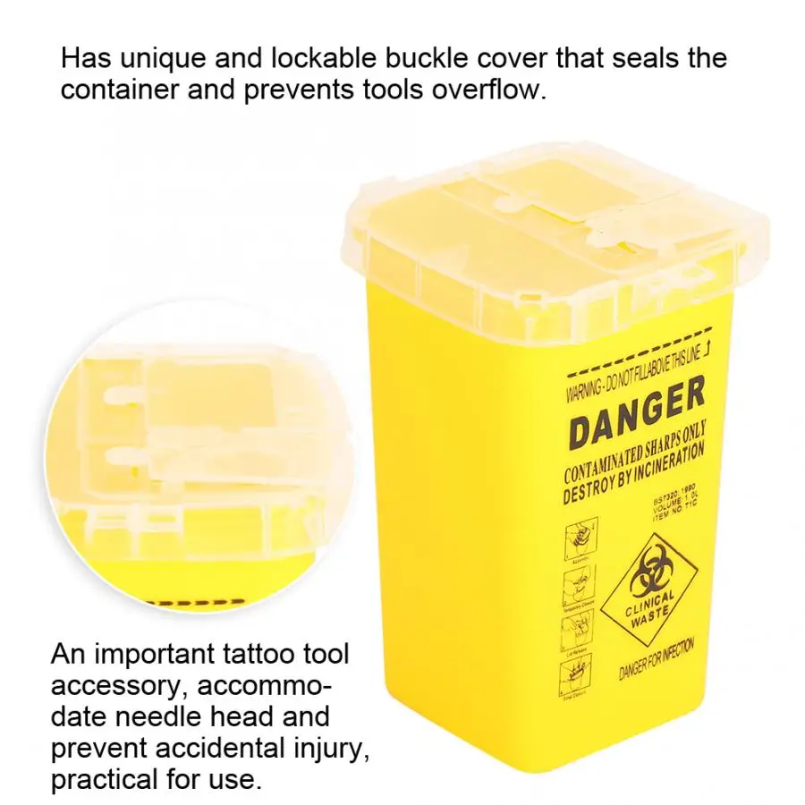 Make Up заброшенных игла для тату машинок ящик хранения одноразовые иглы головка