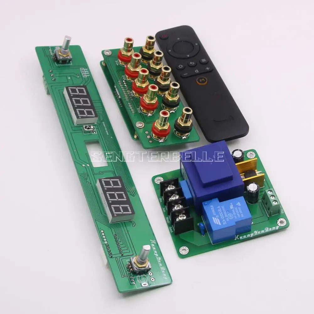 Assembled Hi-end 128 step Remote volume control board Relay pure resistor shunt hifi preamp | Электроника