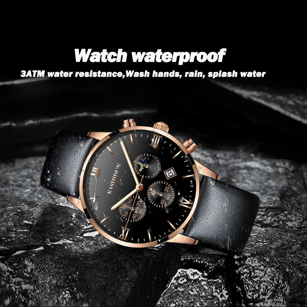 Часы наручные NIBOSI Мужские кварцевые в стиле милитари роскошные Брендовые