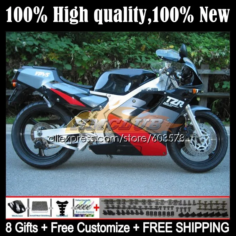 

Аксессуары для YAMAHA 3XV TZR 250 RR 107CL.22 TZR250RR 92 93 94 95 96 97 TZR250 1992 1993 1994 1995 1996 обтекатель черный серебристый