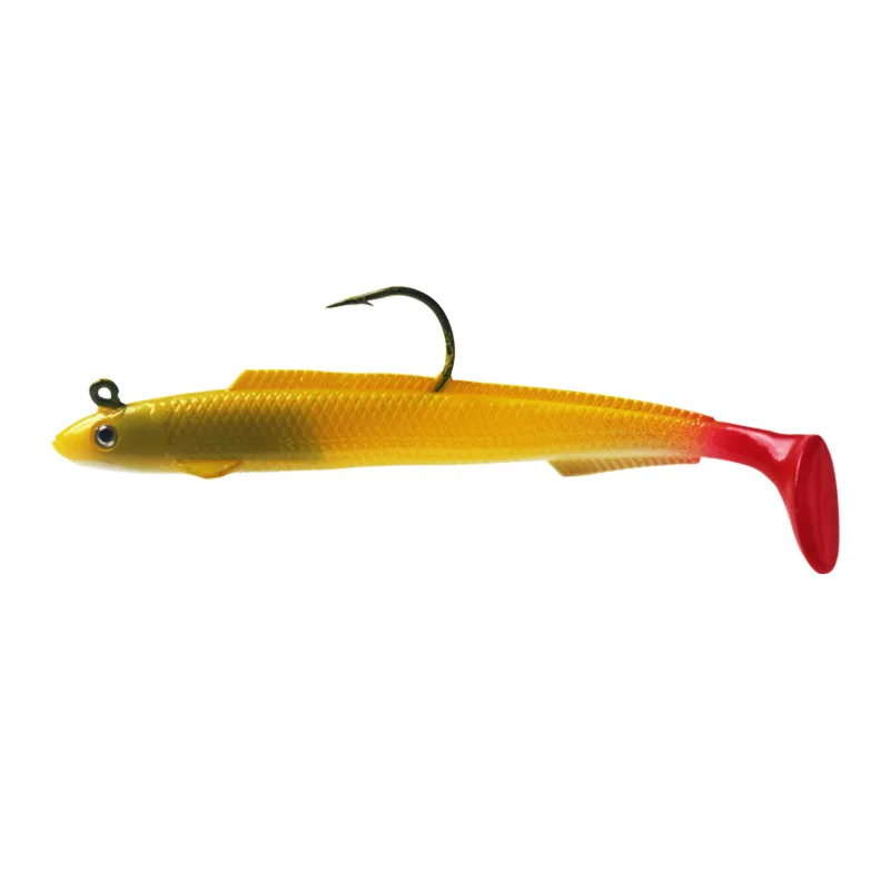 New arrival 15cm/30g eel soft lure fishing lure T-tail shad for bass fishing and culter long shot