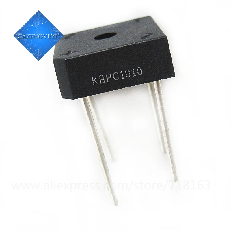

5pcs/lot KBPC1010 10A 1000V DIP-4 In Stock