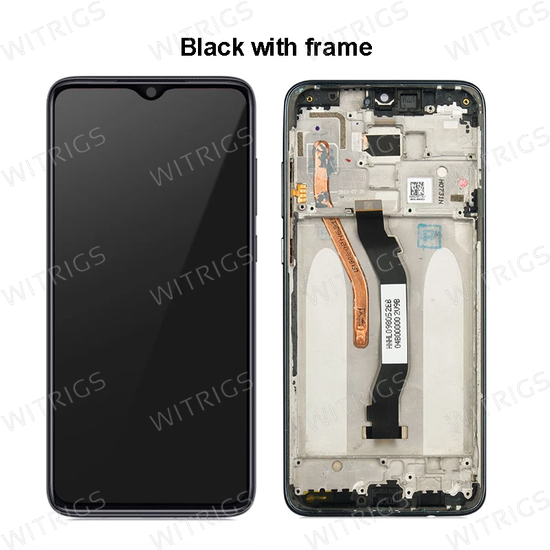 10 точечный сенсорный ЖК дисплей для Xiaomi Redmi Note 8 Pro кодирующий преобразователь