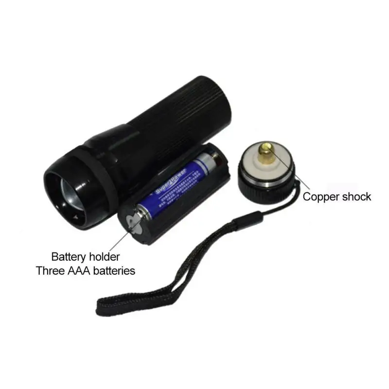 

Super Bright Flashlight Waterproof Zoomable Rechargeable Focus Torch Outdoor Bicycle Riding Camping Light
