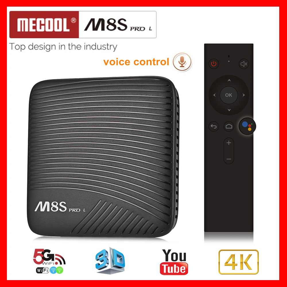 Mecool Новинка ТВ приставка M8S PRO L 3+ 16G ТВ Android 7,1 ТВ приставка Amlogic S912 Восьмиядерный 2,4/5G Wifi приставка ТВ приставка медиаплеер