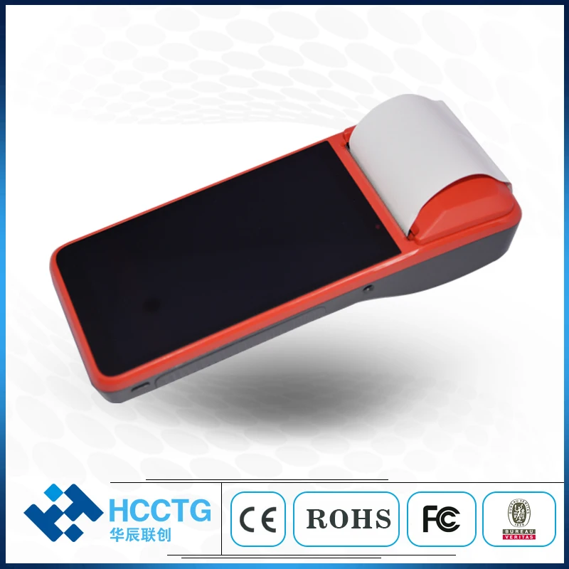 Умный Ручной терминал 4G GPS Wifi Bluetooth Android POS-система с 58 мм термопринтером R330 |