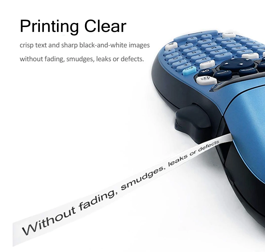 AIMO 1 упаковка для DYMO Letratag пластиковая лента 12 мм черный на белом LT 91201 91331 dymo