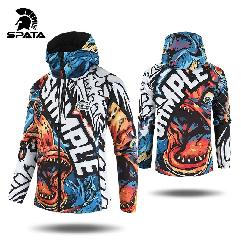 SPATA 2021 Новая мужская ветровка водонепроницаемая термальная дышащая толстовка с