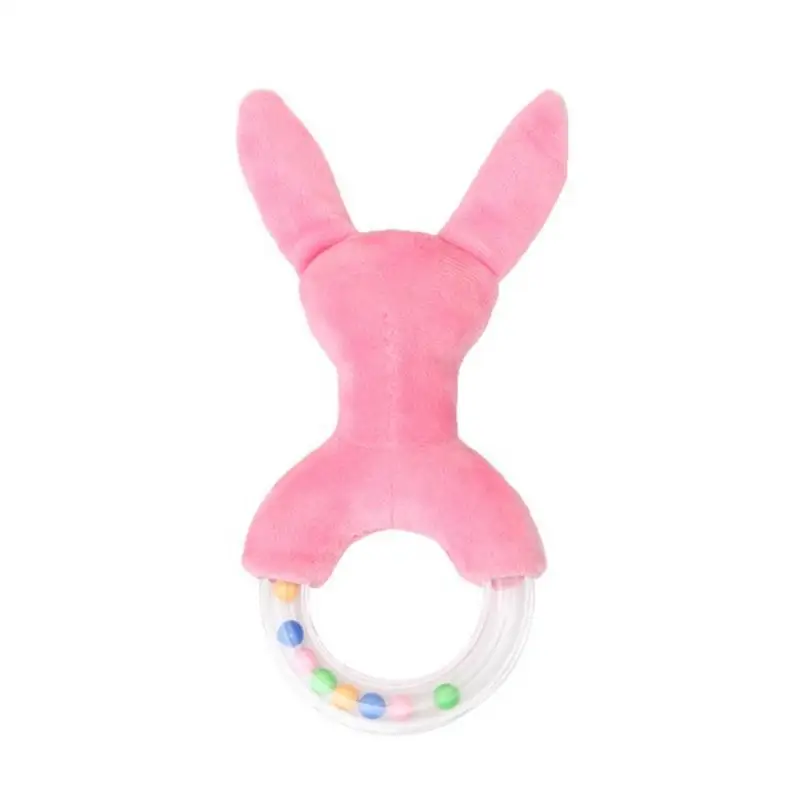 Baby Cartoon Rabbit Dear Plush Rattle Ring Bell Newborn Hand Grasp Toys Soft Mobile Infant Crib Dolls Peluche Hochet Brinquedos | Игрушки и