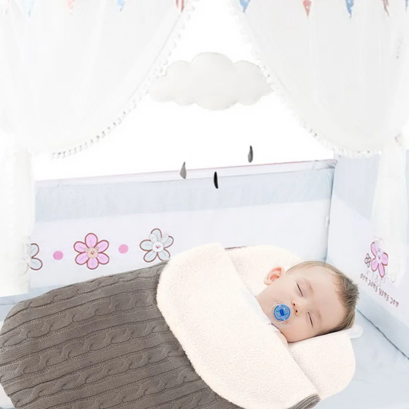 Зимне-осеннее одеяло для новорожденных Пеленальный спальный мешок детская